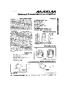 浏览型号MAX435EPD的Datasheet PDF文件第1页