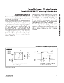 浏览型号MAX4544C/D的Datasheet PDF文件第7页