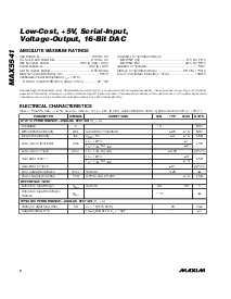 浏览型号MAX5541ESA的Datasheet PDF文件第2页