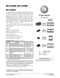 浏览型号MC14050BCP的Datasheet PDF文件第1页