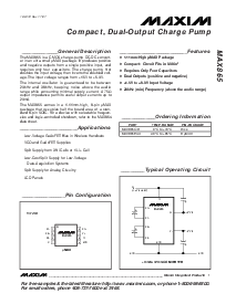 浏览型号MAX865EUA的Datasheet PDF文件第1页