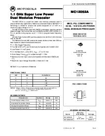 浏览型号MC12052AD的Datasheet PDF文件第1页