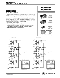 浏览型号MC14043BD的Datasheet PDF文件第1页