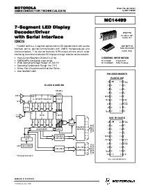 浏览型号MC14499P的Datasheet PDF文件第1页
