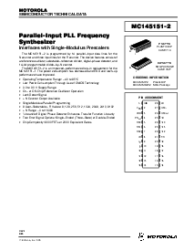 浏览型号MC145156P2的Datasheet PDF文件第2页