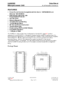 浏览型号MC146805E2的Datasheet PDF文件第1页