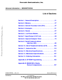 浏览型号MC68HC705C9A的Datasheet PDF文件第5页