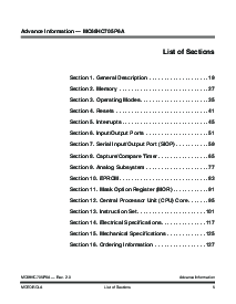 浏览型号MC68HC705P6A的Datasheet PDF文件第5页