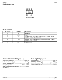 浏览型号MIC5247-1.5BM5的Datasheet PDF文件第2页
