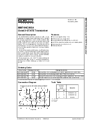 浏览型号MM74HC245AWM的Datasheet PDF文件第1页