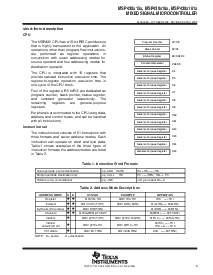 浏览型号MSP430F168IRTD的Datasheet PDF文件第9页
