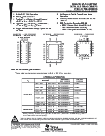 浏览型号SN74LV245APW的Datasheet PDF文件第1页