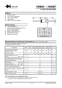 浏览型号1N4007-T3的Datasheet PDF文件第1页