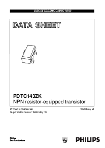 浏览型号PDTC143ZE的Datasheet PDF文件第1页