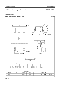 浏览型号PDTC143ZE的Datasheet PDF文件第5页