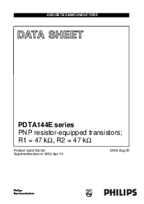 浏览型号PDTA144ET的Datasheet PDF文件第1页