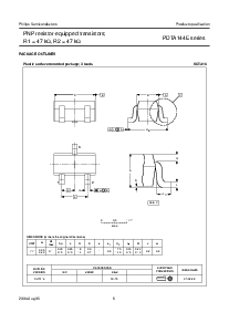 浏览型号PDTA144ET的Datasheet PDF文件第6页