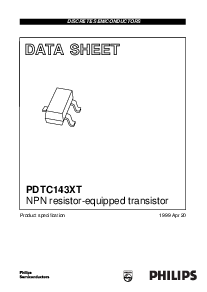 浏览型号PDTC143ET的Datasheet PDF文件第1页