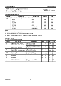 浏览型号PDTC144EK的Datasheet PDF文件第5页