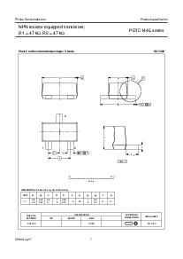 浏览型号PDTC144EE的Datasheet PDF文件第7页