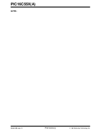 浏览型号PIC16C55XA的Datasheet PDF文件第8页