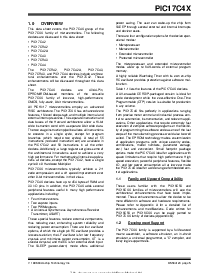 浏览型号PIC17C43T-25/PT的Datasheet PDF文件第5页