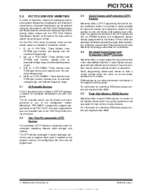 浏览型号PIC17C43T-25/PT的Datasheet PDF文件第7页