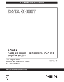 浏览型号SA5752DK的Datasheet PDF文件第1页