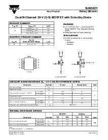 浏览型号SI4854DY的Datasheet PDF文件第1页