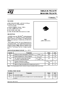 浏览型号SMAJ15CA-TR的Datasheet PDF文件第1页