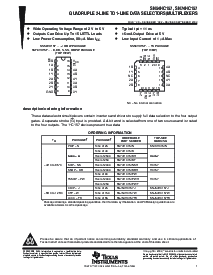 浏览型号SN74HC157N3的Datasheet PDF文件第1页