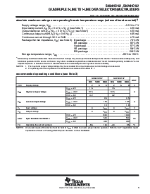 浏览型号SN74HC157N3的Datasheet PDF文件第3页
