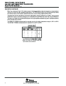 浏览型号SN74LVTH16543DLR的Datasheet PDF文件第2页
