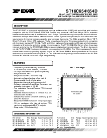 浏览型号ST16C654IQ100的Datasheet PDF文件第1页