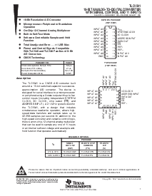 浏览型号TLC1541IDW的Datasheet PDF文件第1页
