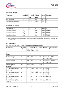 浏览型号TLE4275S的Datasheet PDF文件第6页