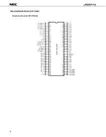 浏览型号UPD75P116CW的Datasheet PDF文件第2页