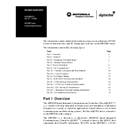 浏览型号MPC860的Datasheet PDF文件第1页