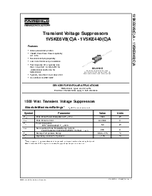浏览型号1V5KE250CA的Datasheet PDF文件第1页