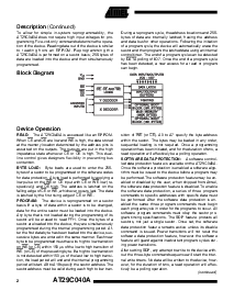 浏览型号29C040的Datasheet PDF文件第2页