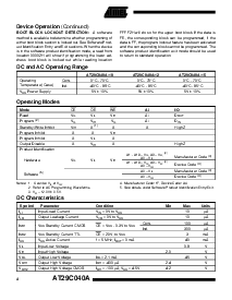 浏览型号29C040的Datasheet PDF文件第4页