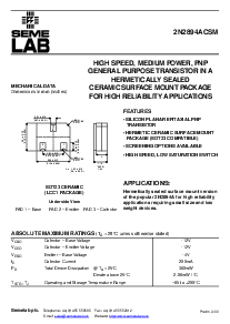 浏览型号2N2894ACSM的Datasheet PDF文件第1页