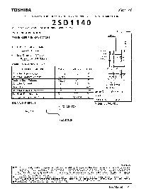 浏览型号2SD1140的Datasheet PDF文件第1页