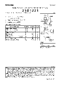 浏览型号2SD1221的Datasheet PDF文件第1页