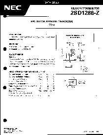 浏览型号2SD1286-Z的Datasheet PDF文件第1页