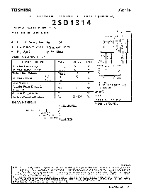 浏览型号2SD1314的Datasheet PDF文件第1页