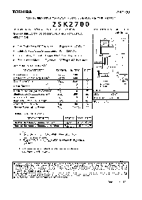 浏览型号2SK2700的Datasheet PDF文件第1页