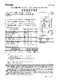浏览型号2SK2749的Datasheet PDF文件第1页