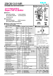 浏览型号2SK3913-01MR的Datasheet PDF文件第1页