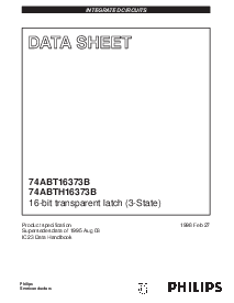 浏览型号74ABTH16373BDL的Datasheet PDF文件第1页